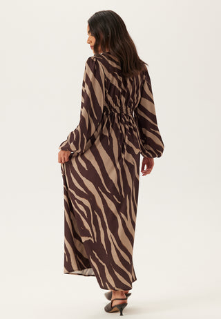 Balloon Sleeve Maxi Dress