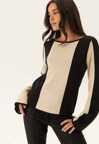 Block Knitted Sweater