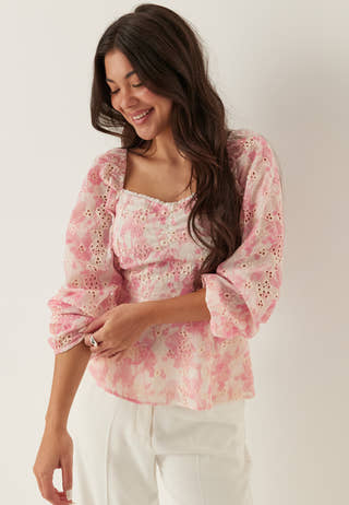 Broderie Anglaise Blouse