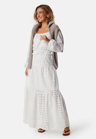 Broderie Anglaise Maxi Skirt