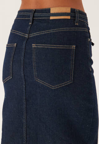 Denim Midi Skirt