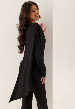 Draped Cape Blouse