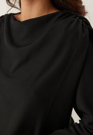 Draped Cape Blouse