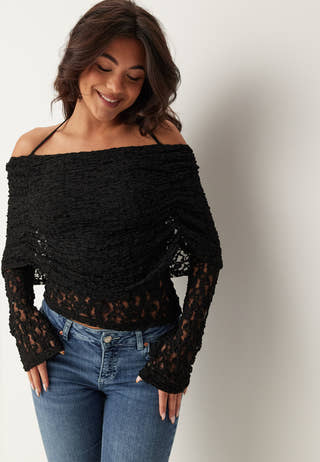 Drapy Lace Top