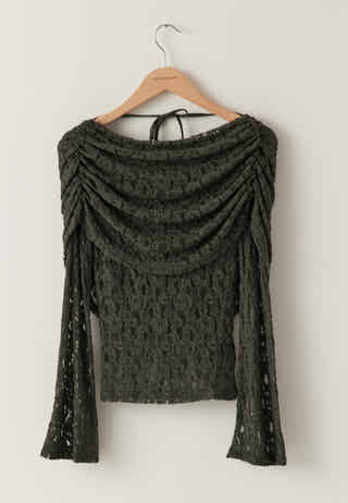 Drapy Lace Top