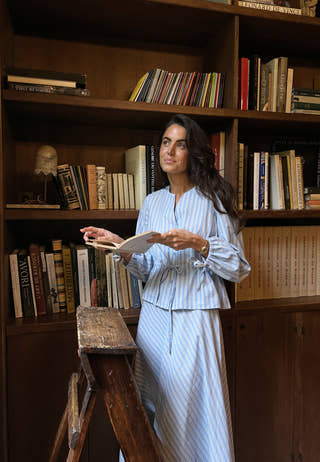 CC Drawstring Cotton Shirt