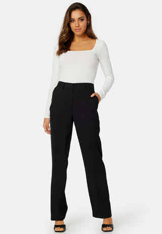 Square Neck Long Sleeve Top