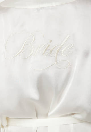 Bride Satin Kimono Robe