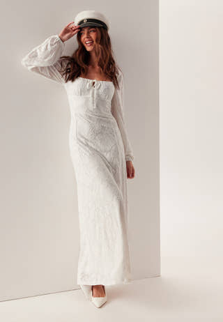 Floral Structure Dress