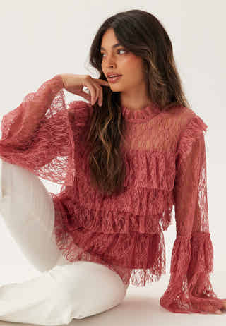 Frill Lace Blouse