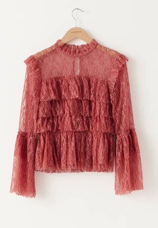 Frill Lace Blouse