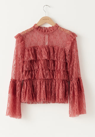 Frill Lace Blouse