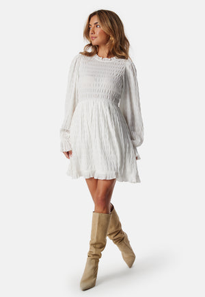 Frill Structured Dress
