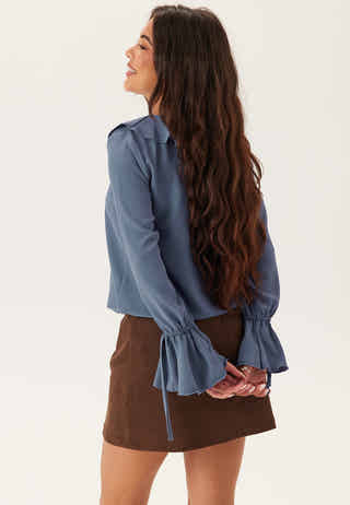 Frill Tie Blouse