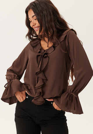 Frill Tie Blouse