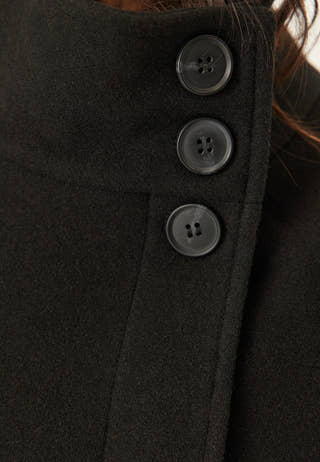 High Neck Short Coat