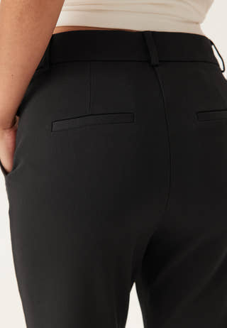 High Waist Flared Suit Trousers