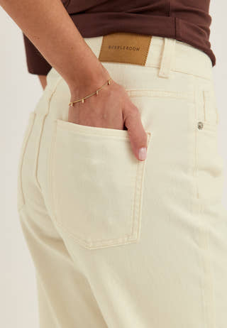 High Straight Ankle Jeans