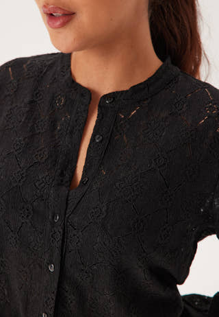 Long Sleeve Button Blouse