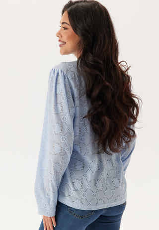 Long Sleeve Button Blouse