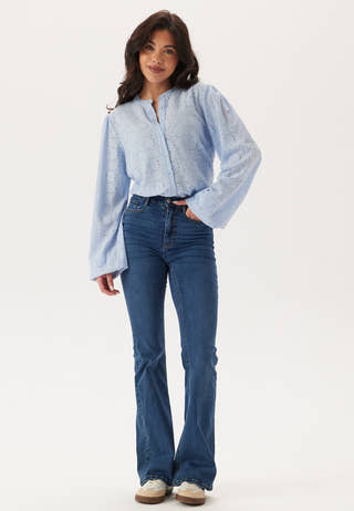 Long Sleeve Button Blouse