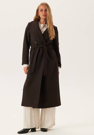 Long Wool Blend Coat