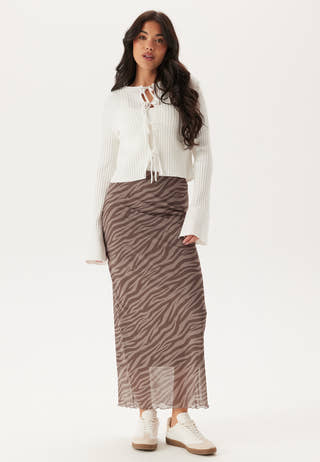 Mesh Maxi Skirt