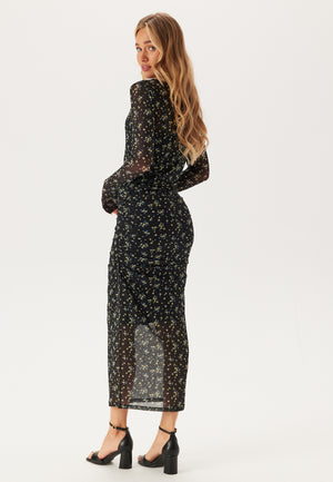 Mesh Midi Dress