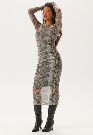 Mesh Midi Dress