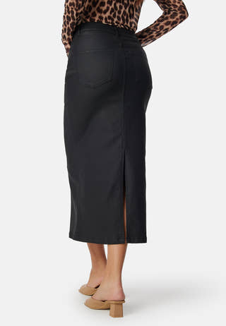 Midi Coated Skirt