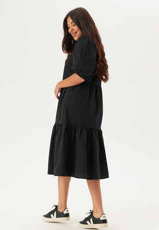 Midi Puff Sleeve Dress
