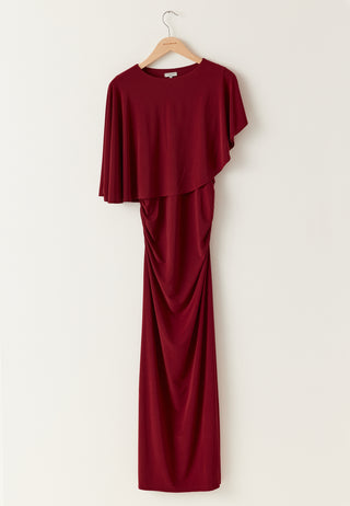 Cape Soft Maxi Dress
