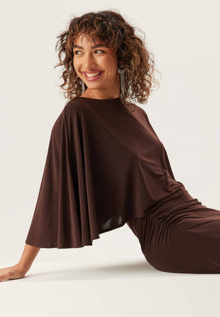 Cape Soft Maxi Dress