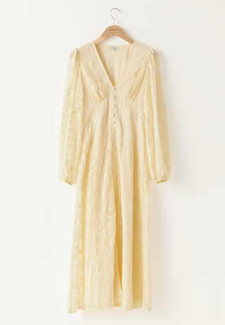 Embroidered Midi Dress