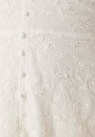 Embroidered Short Dress