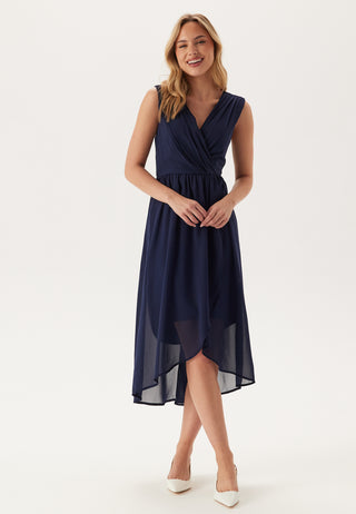 High-Low Sleeveless Chiffon Dress