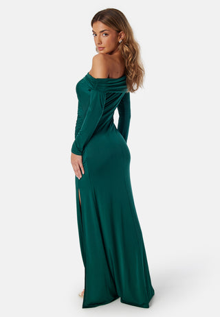 bubbleroom-occasion-off-shoulder-soft-gown-dark-green_2