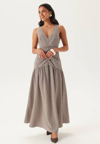 Ruched Front Ankle Dress