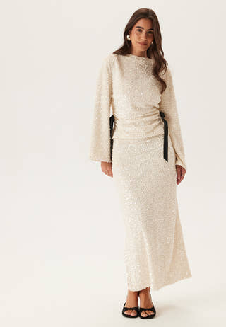 Side Slit Sequin Top