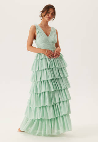 Tulle Frill Gown