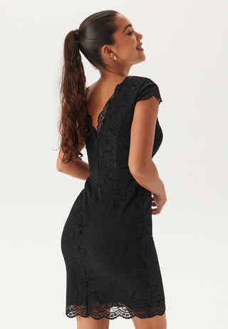 V-neck short lace Dress