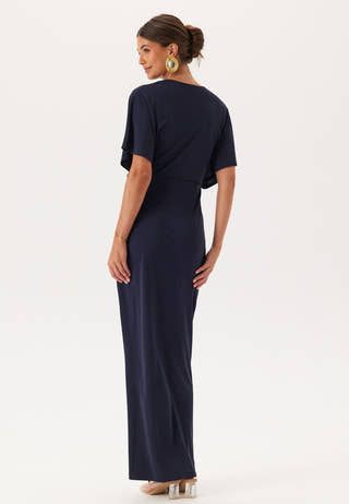 Wrap Slit Maxi Dress