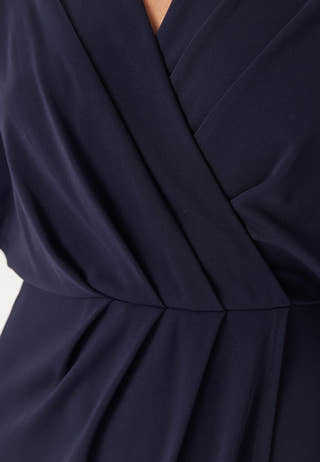 Wrap Slit Maxi Dress