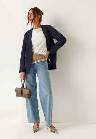 Oversized L/S blazer