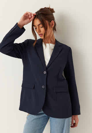 Oversized L/S blazer