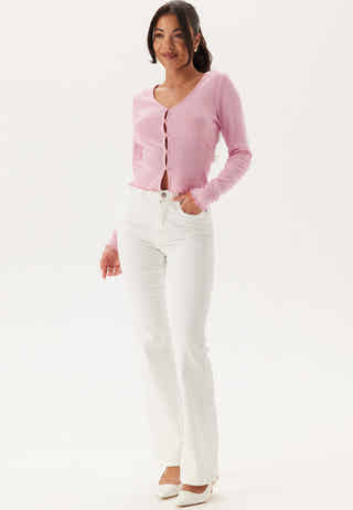 Pointelle Cardigan Top