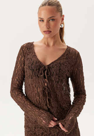 Reversible Lace Cardigan