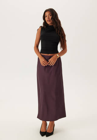 Satin Midaxi Skirt