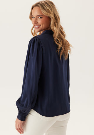 bubbleroom-satin-puff-sleeve-shirt-navy_1