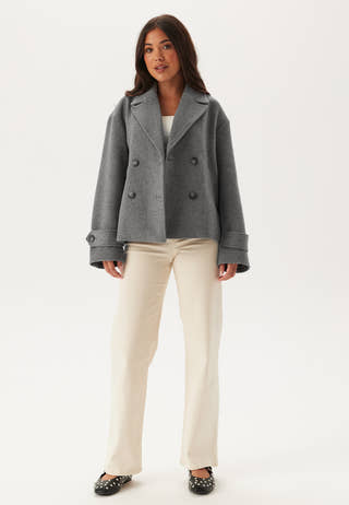 Short Wool Blend Jacket